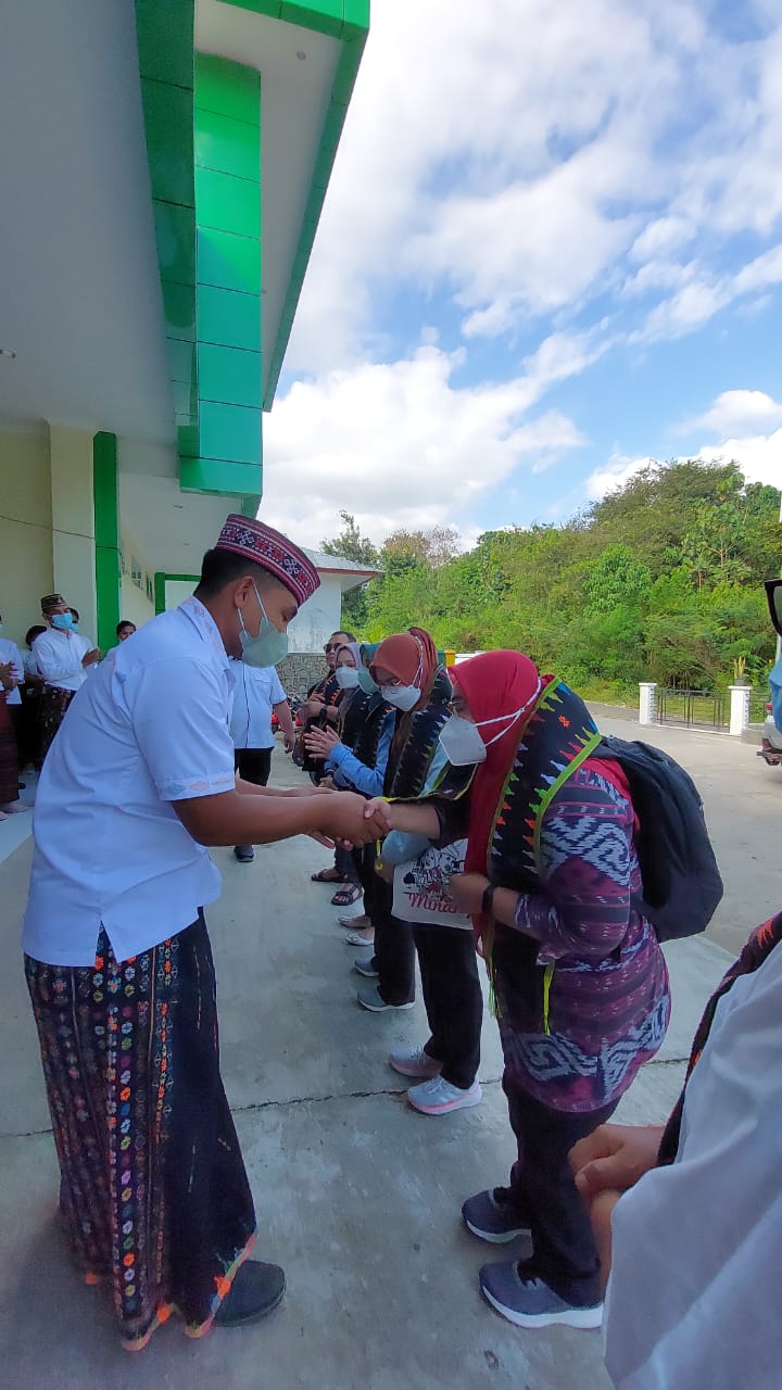  Penyabutan Rombongan Kemenkes di UPTD Puskesmas Benteng